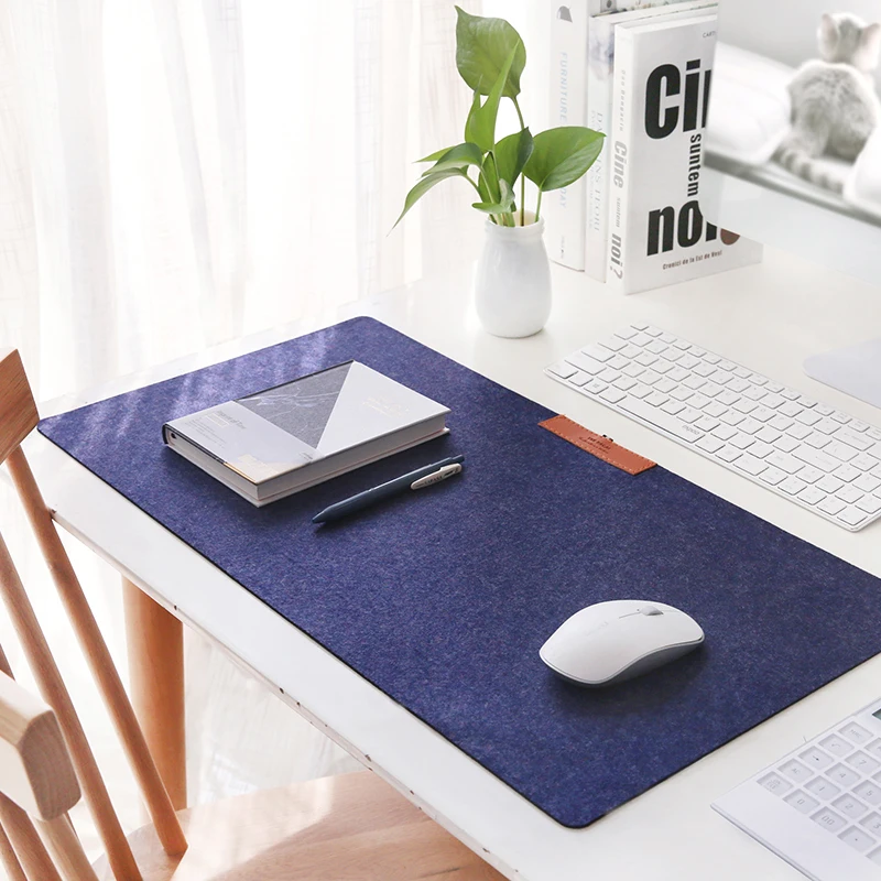 4mm Felt Desk Mat Mouse Pad For Desktops And Laptops - Buy Office Desk ...