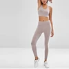 Women Workout Clothes Outfit Set With Apparel and Capris Yoga Set