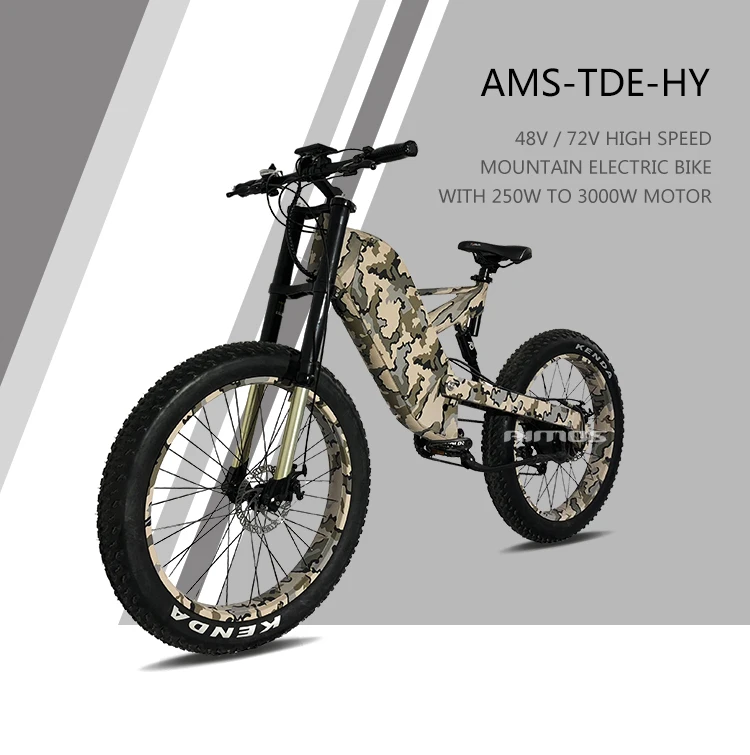 2019 new electric bike long range mountain ebike for man with 48V 3000W motor