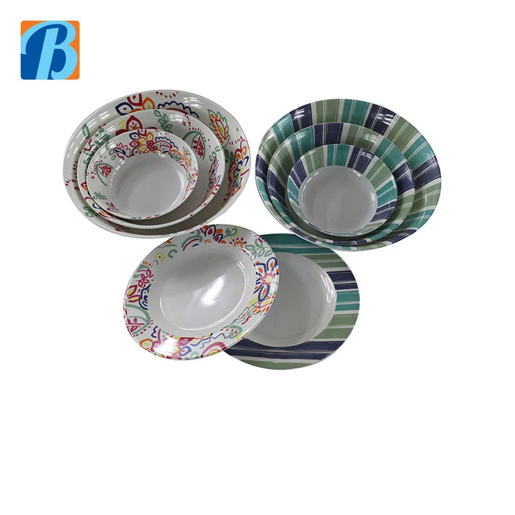 Melamine dinnerware
