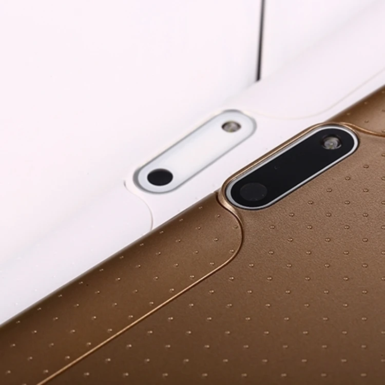 High quality 4G Phone Call Tablet PC 10.1 inch 2GB 32GB Support Google Play Dual SIM with Random Color Delivery Leather Case