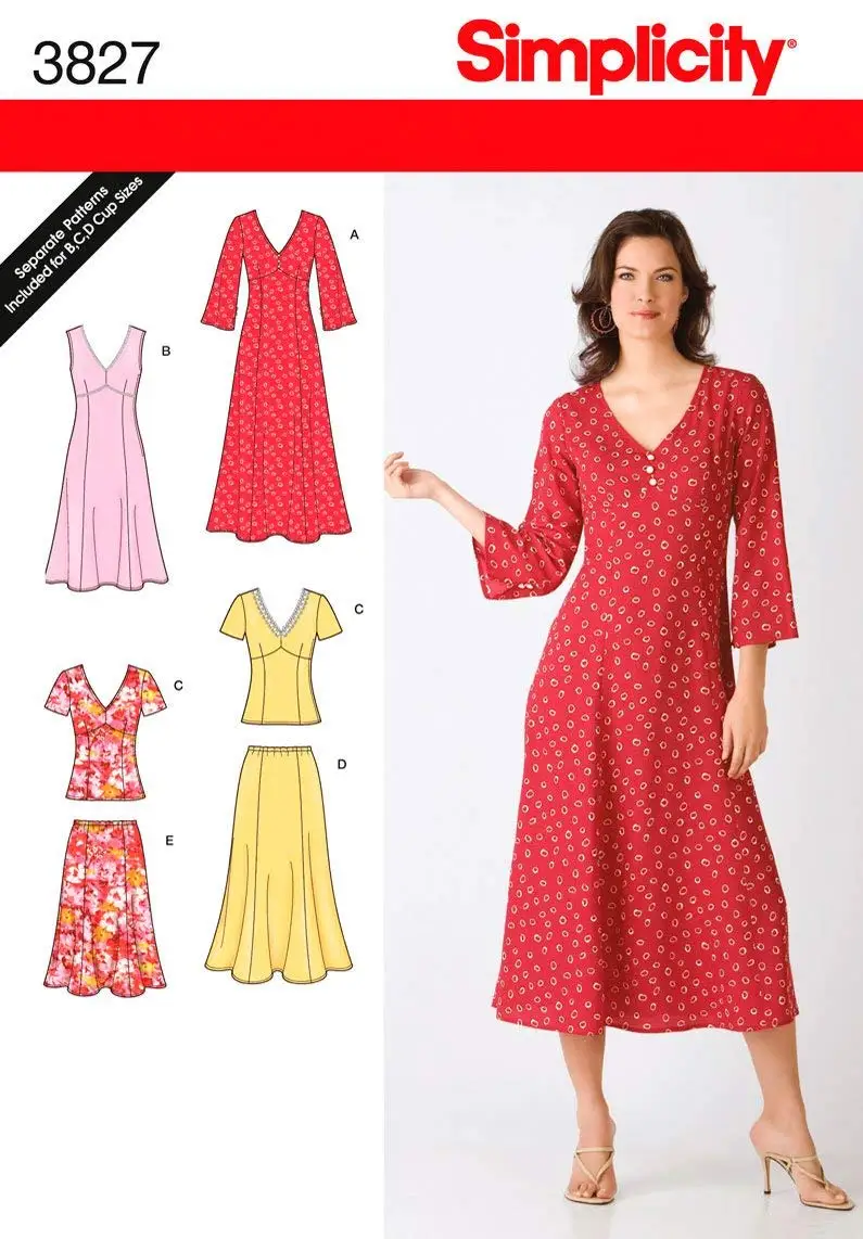 10-12-14-16-18 Simplicity Sewing Pattern 4552 Miss//Plus Size Sportswear AA