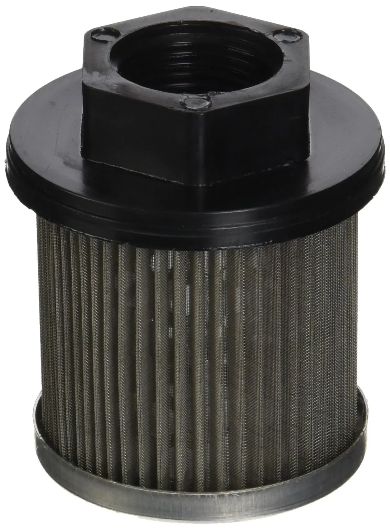 Flow Ezy Filters Aluminum Support Tube and End Cap P3 1//2 60 AL Suction Strainer with Nylon Connector End 1//2 Female NPT 3 GPM Inc 60 Mesh Size 1//2 Female NPT