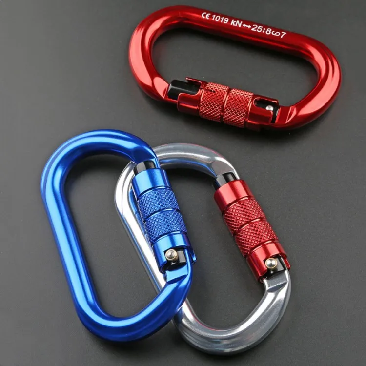 Strong Aluminum Climbing Carabiner 25 Kn Auto Lock Carabiner Buy
