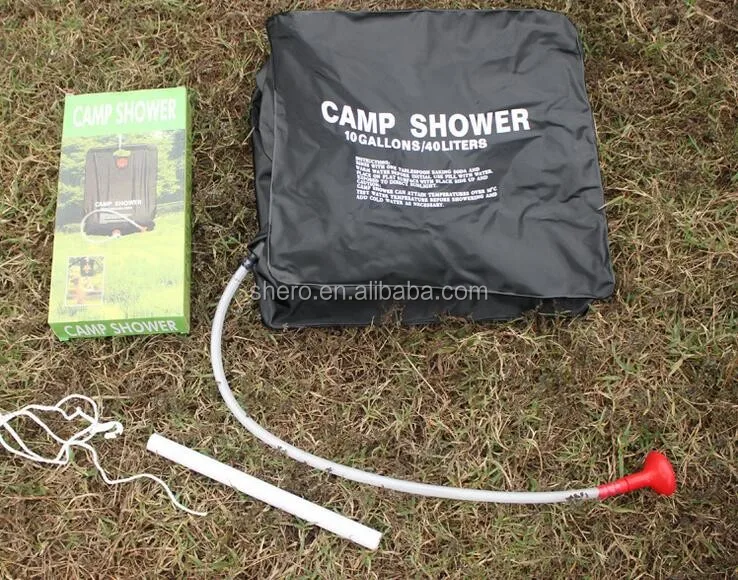 Portable Solar Heated 40l Camping Shower Made By Pvc Buy 40l Camping