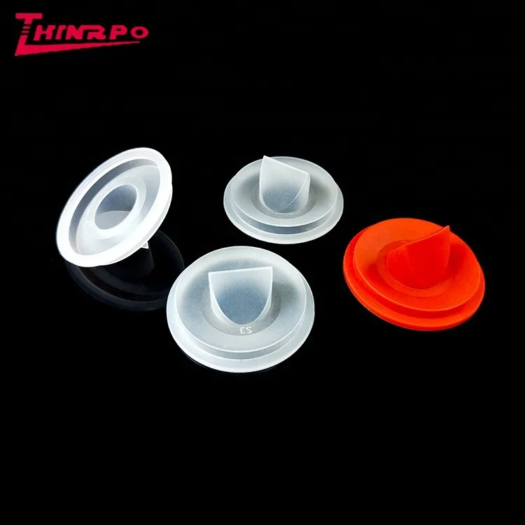 Custom Silicone Rubber Slit Valve Molded Silicone Slitting Cut Valve
