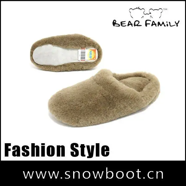 sheepskin slipper fashionable Men's winter warm slippers sheepskin slipper fashionable Men's winter warm slippers