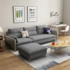 Japanese style contracted design villa cottage living room furniture fabric sofa set