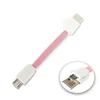 Wholesale Extra Short Plastic Compact Mini Charging Cord Mobile Phone Cable b 2.4A