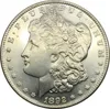 United States 1892 Cupronickel Silver Plated 1 One Dollars Morgan One Dollar Coins High Quality