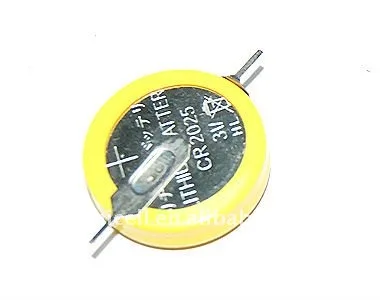 Cr2025 3v Lithium Coin Cell Cr2025 Cr2032 Battery With Solder Tabs ...