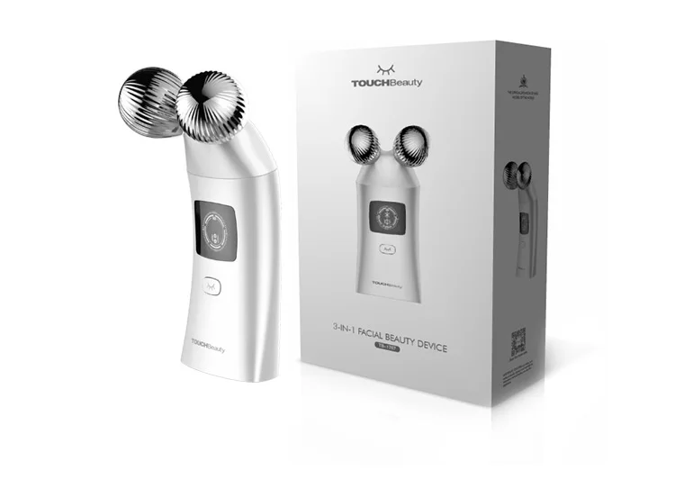 TOUCHBeauty TB-1767 3 in 1 Anti-aging Facial Beauty Device Microcurrent Facial Roller Rechargeable Light Therapy Machine