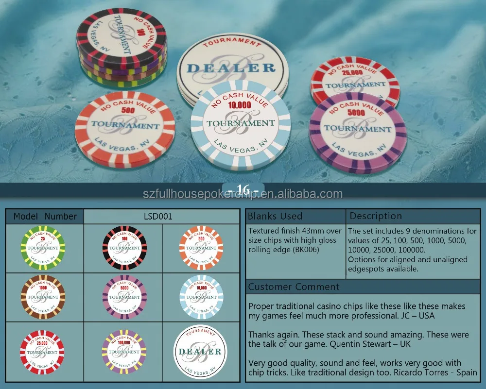 Poker Chips With Denominations Ceramic Chip With A Grade Bold Class