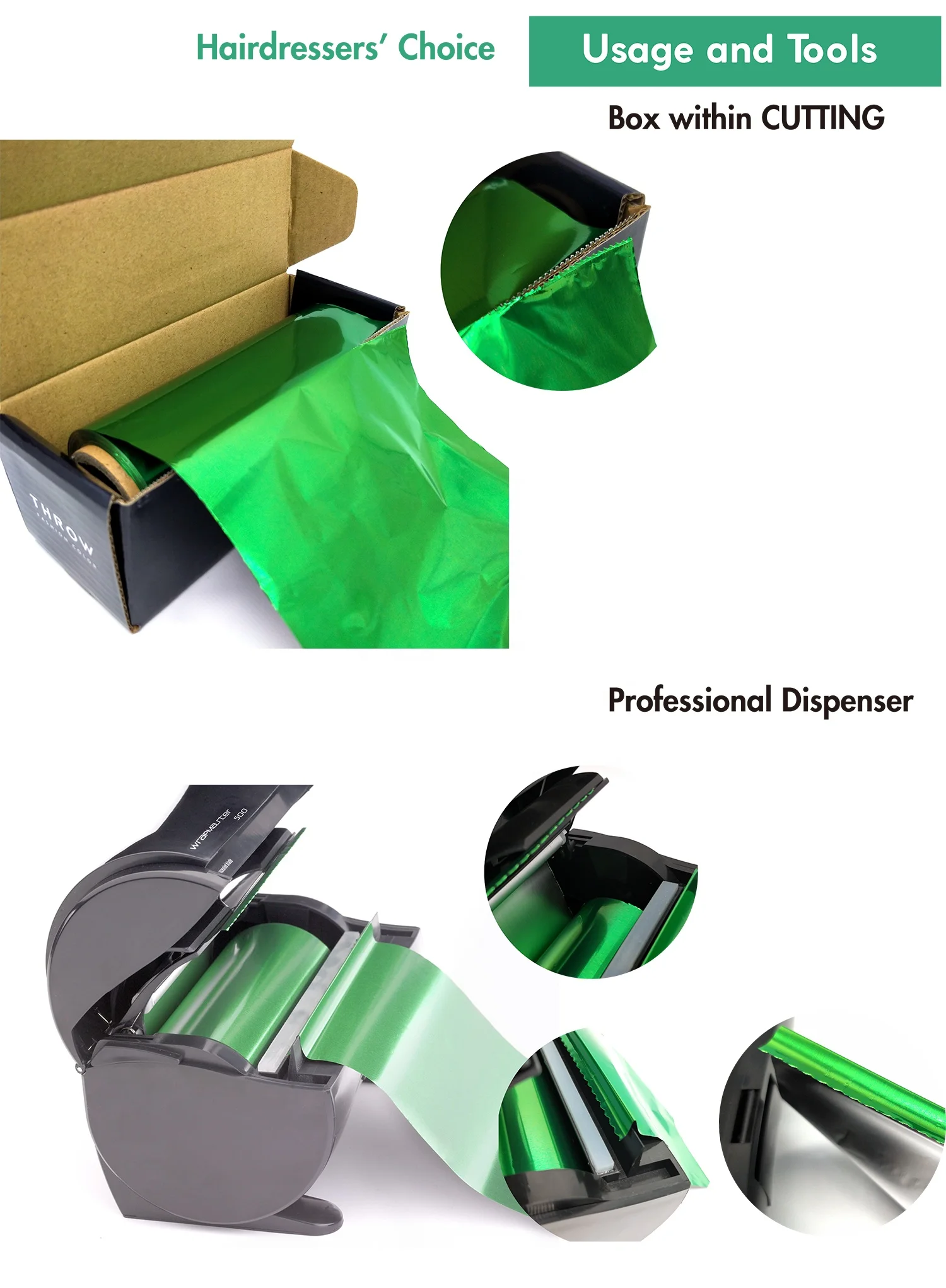 Silver Aluminum Foils Or Color Hair Foil Roll Or Sheet Hair Foil For