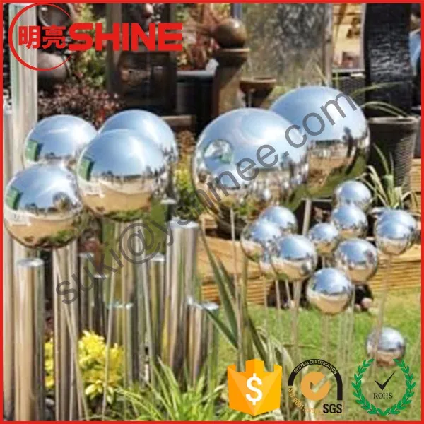 Cheap 10 12 18 Inch Gazing Globe Aisi304 Metal Big Mirror Stainless