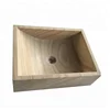 Customized Wooden Vein Sandstone Sink