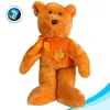 En71 design Halloween day gift idea stuffed soft plush pumpkin bear toy plush cute orange names for a teddy bear