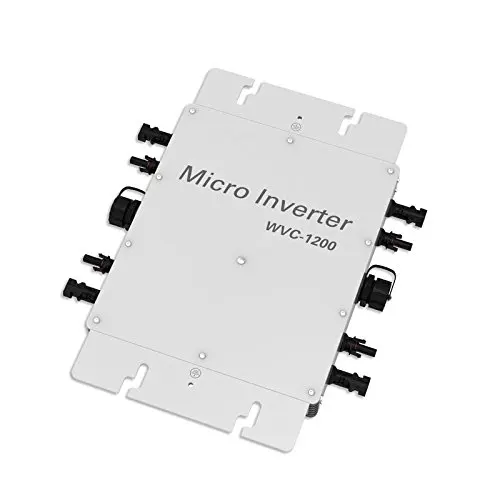 Y/&H 300W Grid Tie Inverter MPPT Waterproof Multiple Parallel Stacking DC22-50V Pure Sine Wave Inverter for 36V Solar Panel,Compatible with AC230V Power Grid