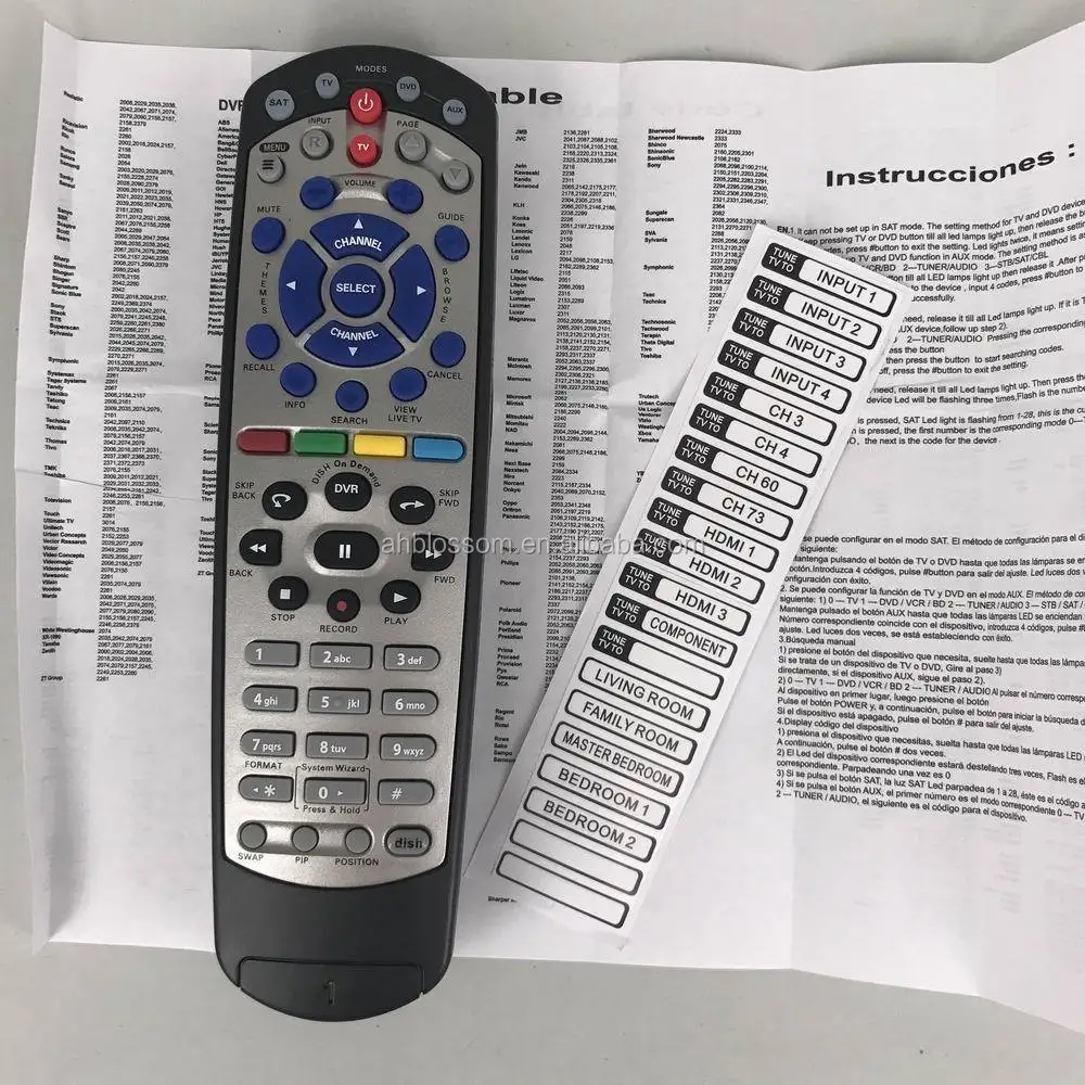 New Replace Remote Control For Dish 20.1 Ir For Dish-network Satellite