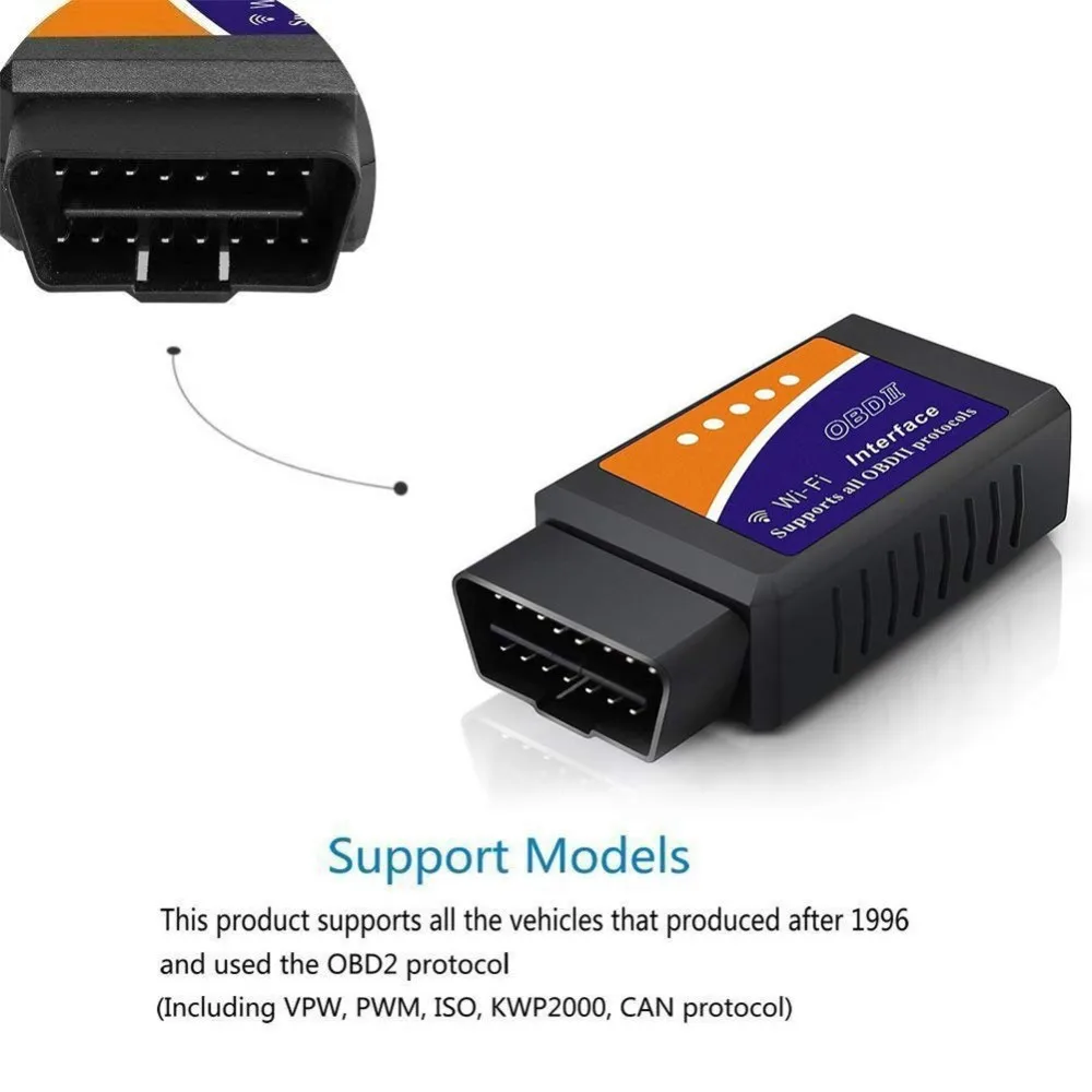 Improved Version Wireless Wifi Detector Obd2/obdii Code Reader Read ...