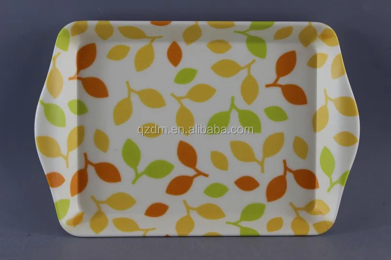 Melamine tea tray Plastic Small tray 21x14cm
