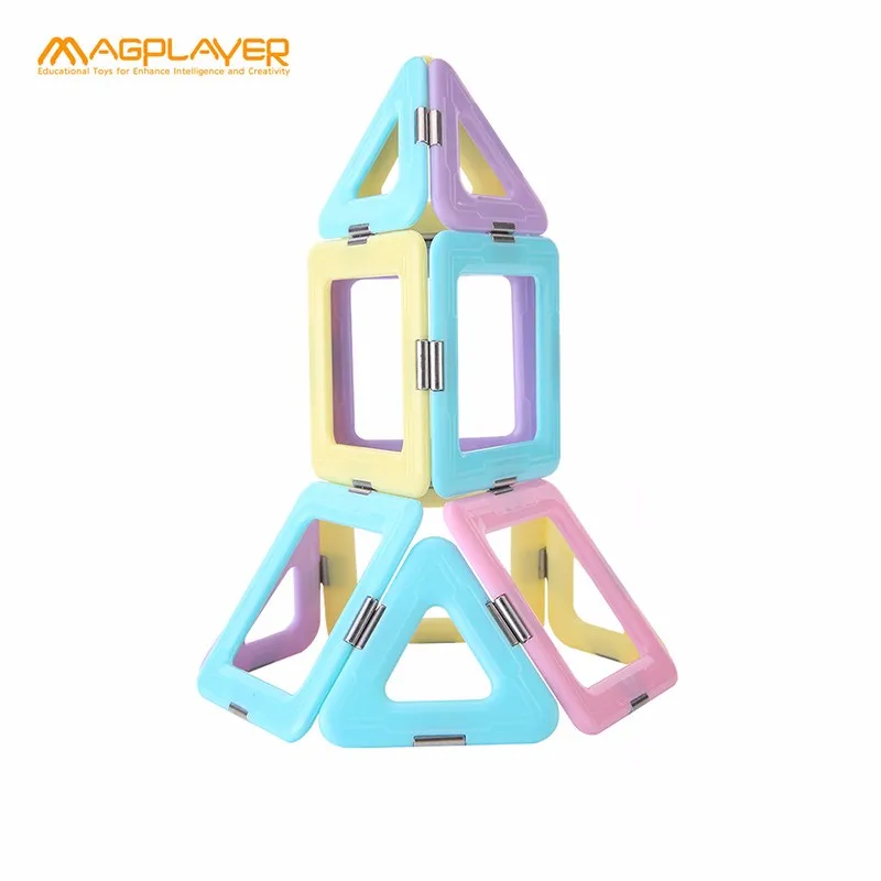 New 55 Pcs Oem Custom 3d Plastic Shape Connecting Building