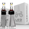 Headlights LED auto lamp type h1 h3 h4 h7 h11 for car led lantern THREE color temperature