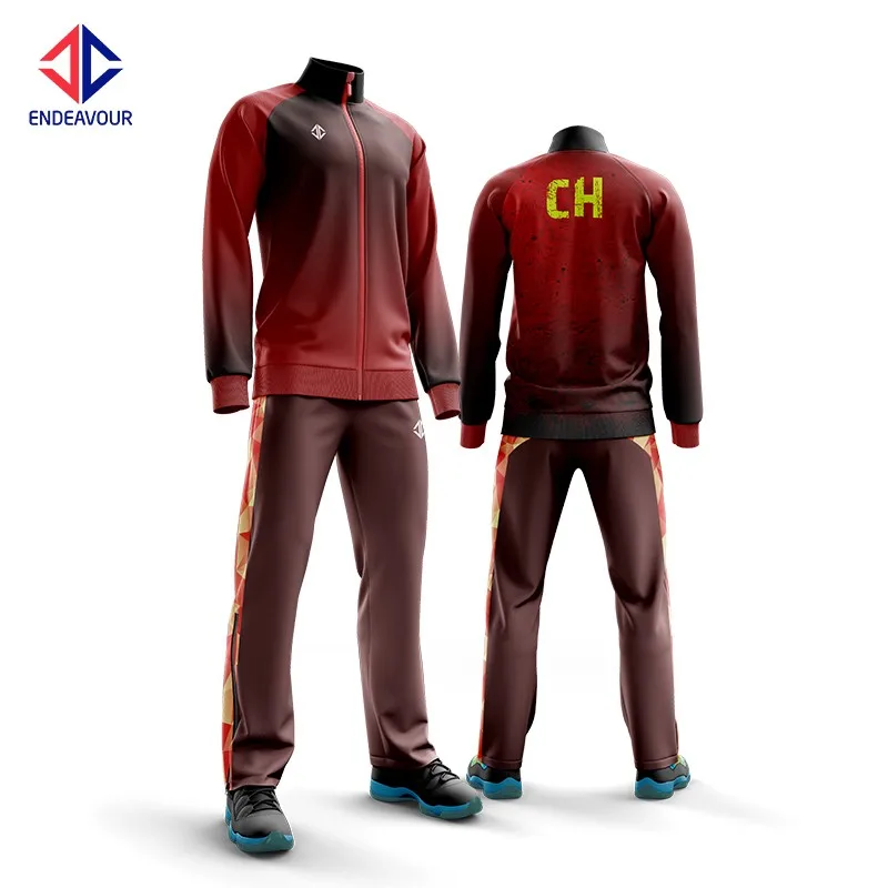 slim fit designer tracksuit