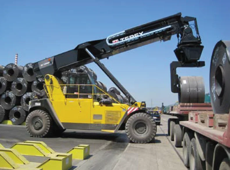 terex reach stacker (cs45km cs7.5s6 ) with ce approve