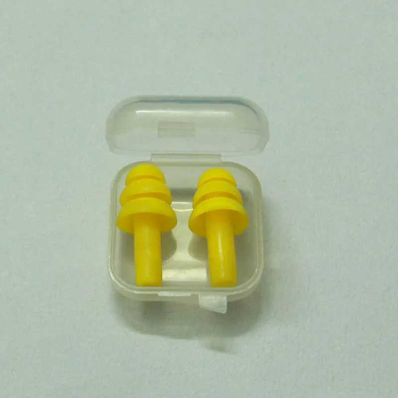 Cheap Multi Color Reusable Ear Plugs With Plastic Box Packing Silicone