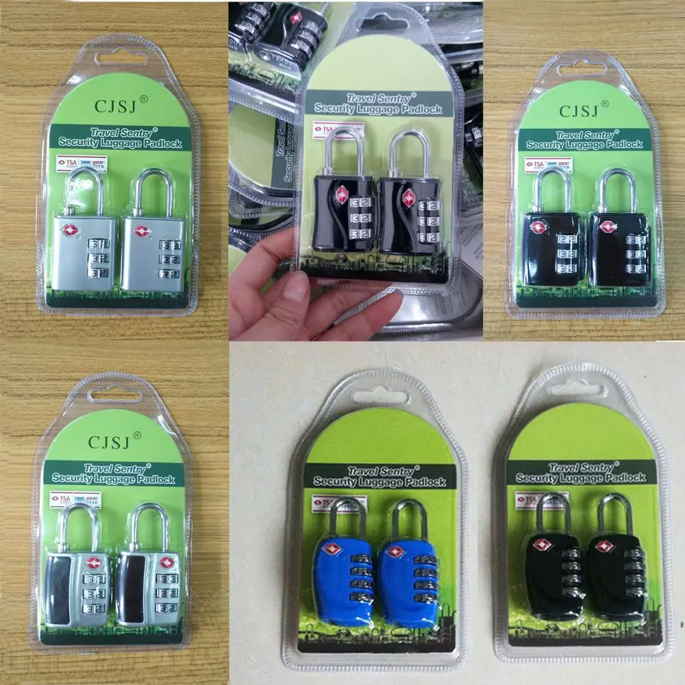 Tsa Approved Lock Zinc Alloy Twin Packing Tsa Lock Set Buy Lock Set