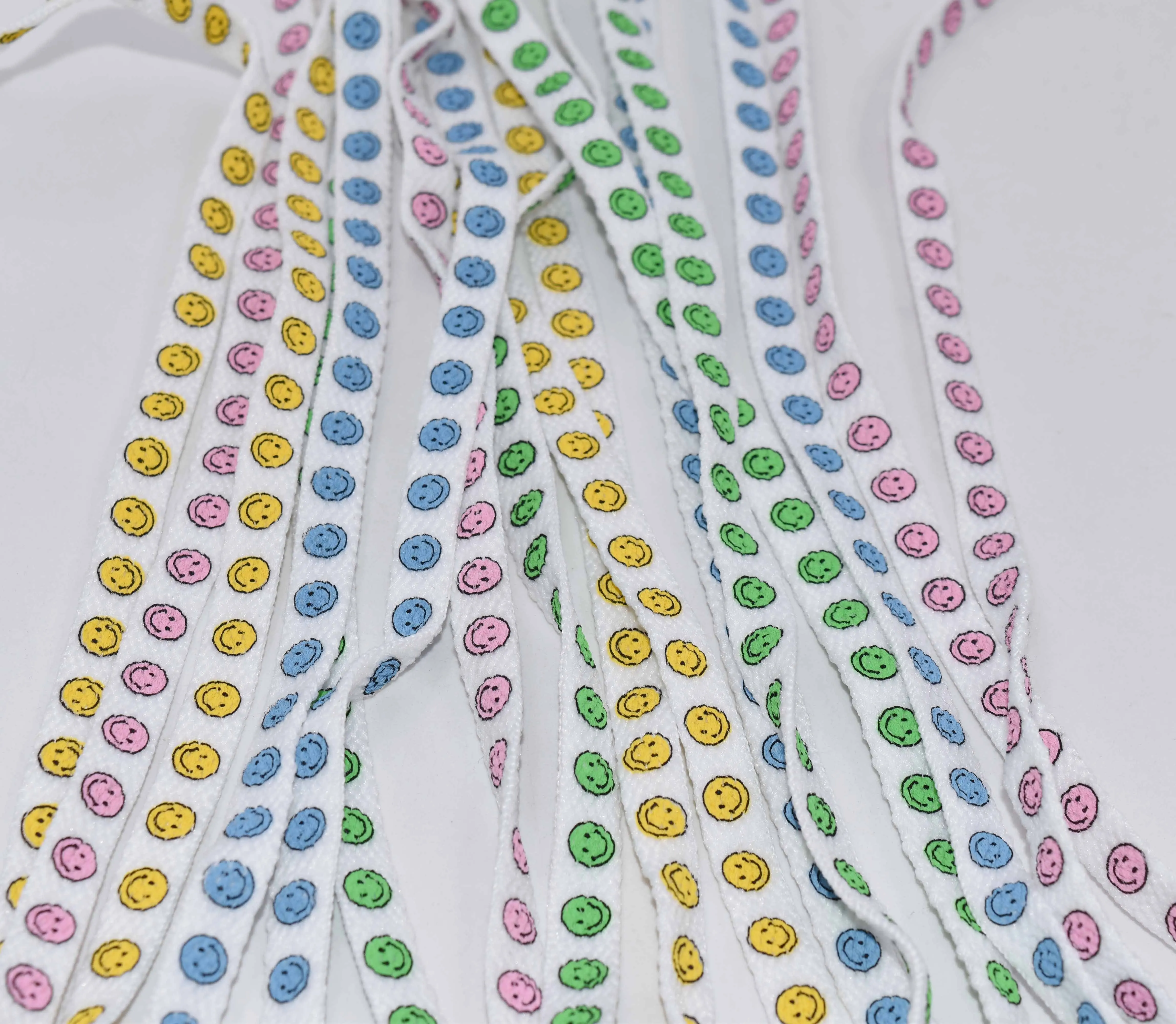 Plastic Ends Lovely Pattern Polyester Shoelaces For Packaging Buy