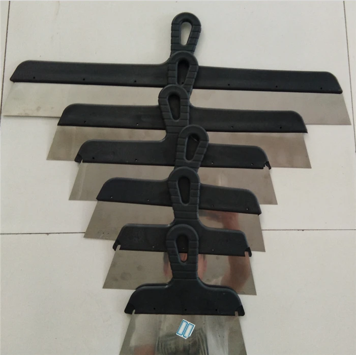 Quality forging Polishing Cleaning Scraper With black Plastic Handle