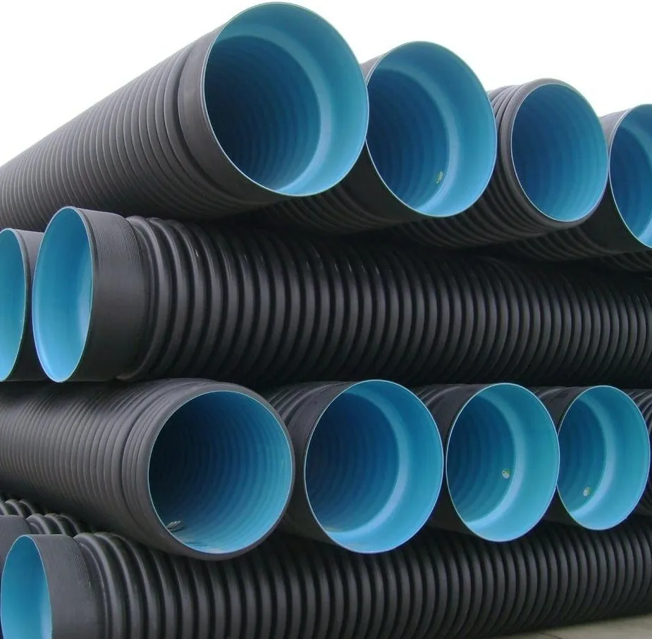 Large Diameter Dn400 Hdpe Double Wall Corrugated Pipe For Drainage