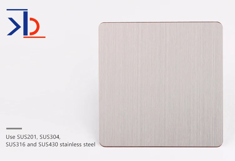 Matte 316 Hairline Brushed 304 Stainless Steel Sheet No 4 Satin Finish Satin Stainless Steel