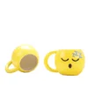 Wholesale Funny Emoji Candy Mug Ceramic,Novelty Shaped Emoji Ceramic Candy Mug
