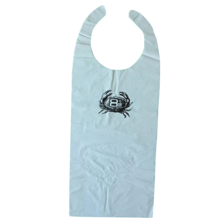 Custom Printed Disposable Plastic Bibs Lobster With Pe Material Buy