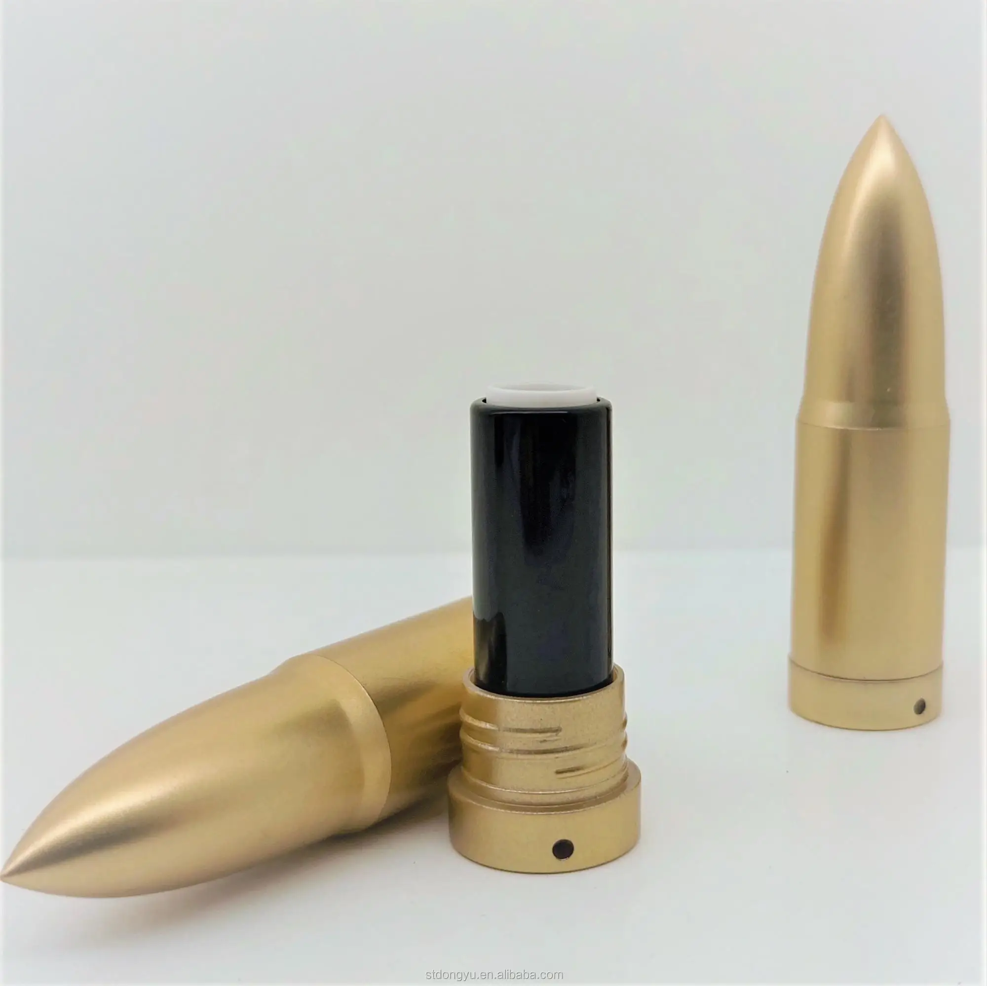 Gold Color Lipstick Tube Custom Packaging New Design Cosmetic Tube Oem