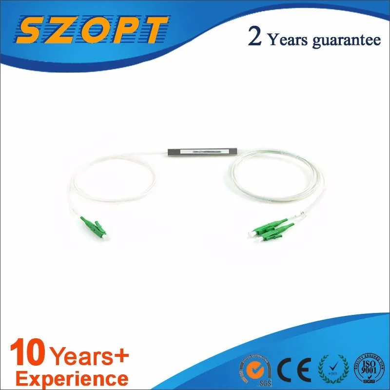 250µm Bare Fiber Coupler 1310//1550nm 50//50 Ratio 1x2 Single Mode Dual Window