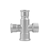 Plumbing tee connector galvanized irrigation pipe Reducing Tee