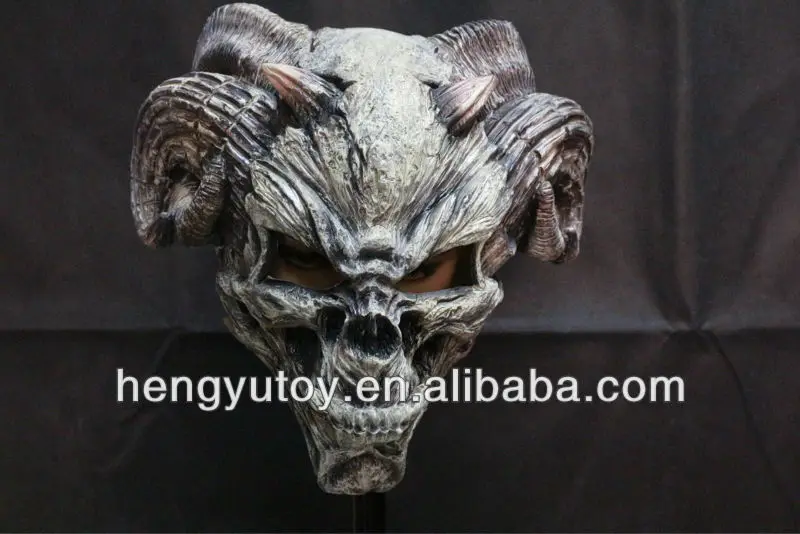 Top Selling Eco-friendly Latex Realistic Ram's Horn Demon ...
