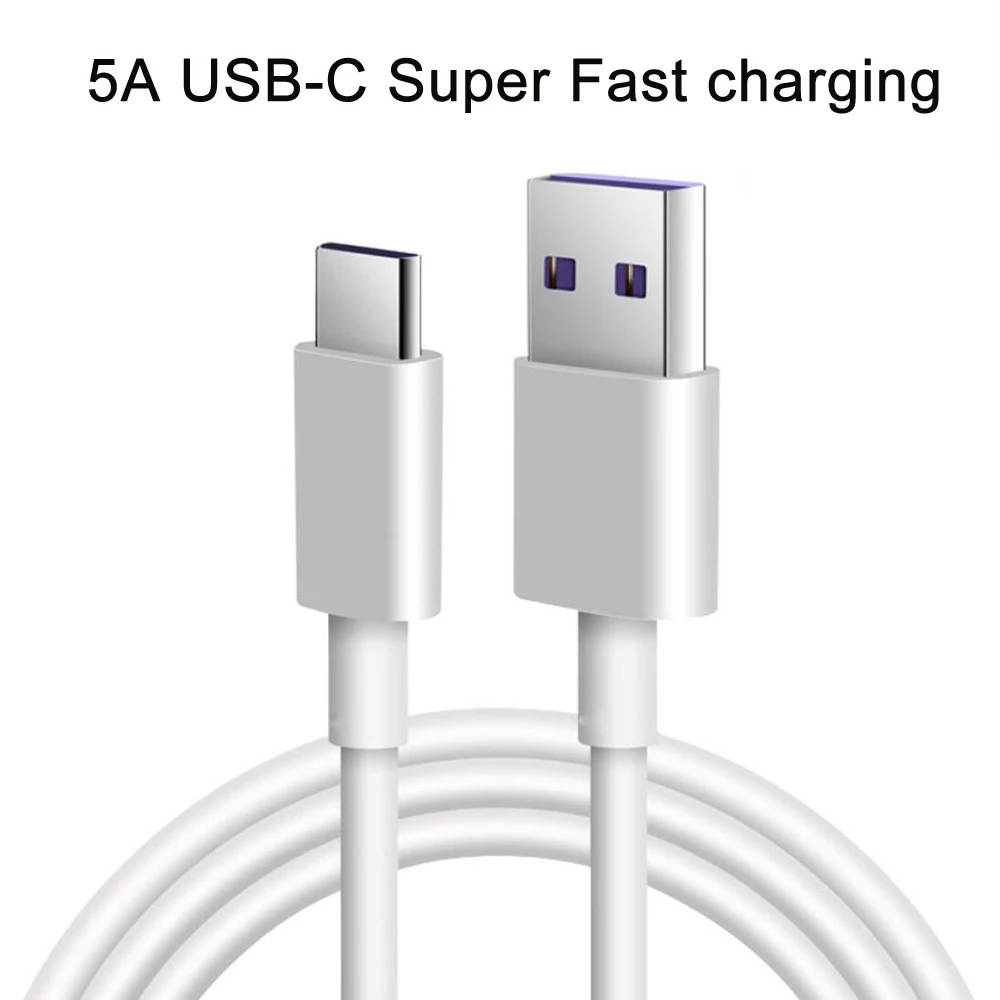 Original 5a Fast Charge Usb Type-c Cable Usb-c 1m 1.5m 2m Black 