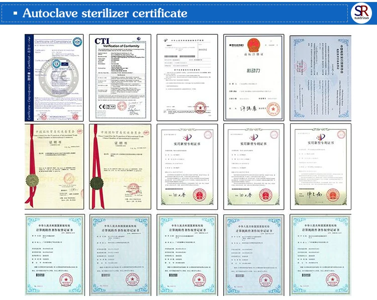 Pressure autoclave steam sterilizer price for mushroom cultivation