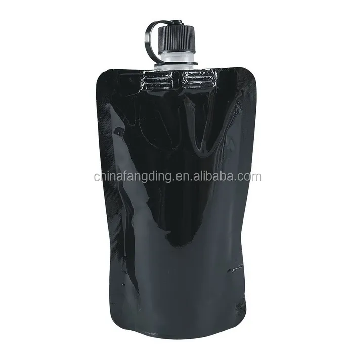 240ml Disposable Plastic Foldable Flask,No Metal Parts Buy Plastic Liquor Flask,Cheap Plastic
