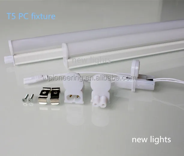 300mm 600mm T5 led batten with pc cover ,t5 led fixture lamp
