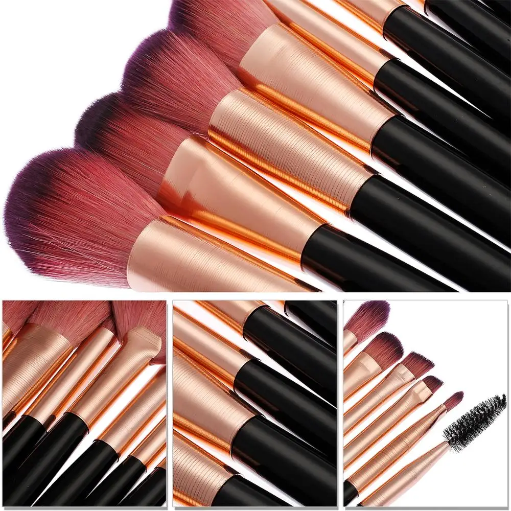 Wholesale Private Label Cosmetics Makeup Brush Top Quality 18pcs