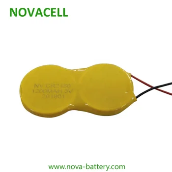 Cr2045 Button Cell/pack 3v Lithium Battery Cr2450 With Solder Tabls ...