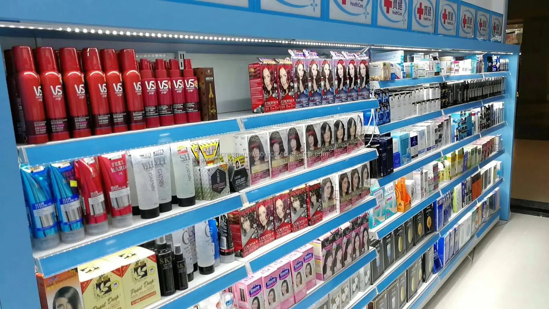 Super Bright 120pcs Smd2835 12v 24v 6000k Cold White Supermarket Led Shelf Strip Lights