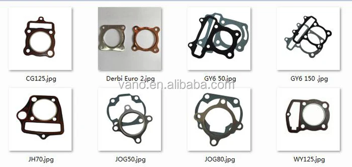 SH125 motorcycle cylinder head engine overhaul full gasket set