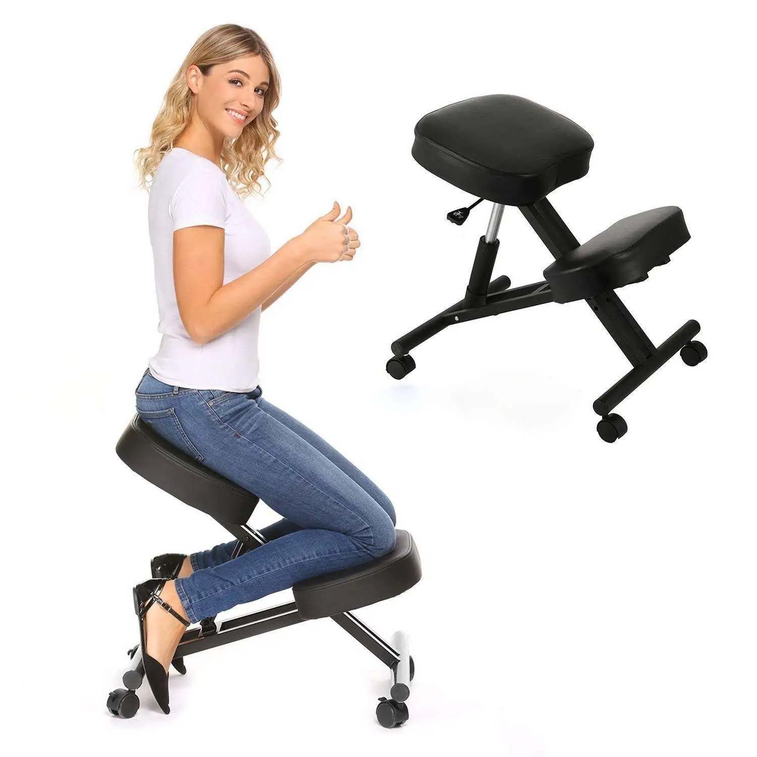 Buy Mophorn Ergonomic Kneeling Chair Height Adjustable Stool Kneeling